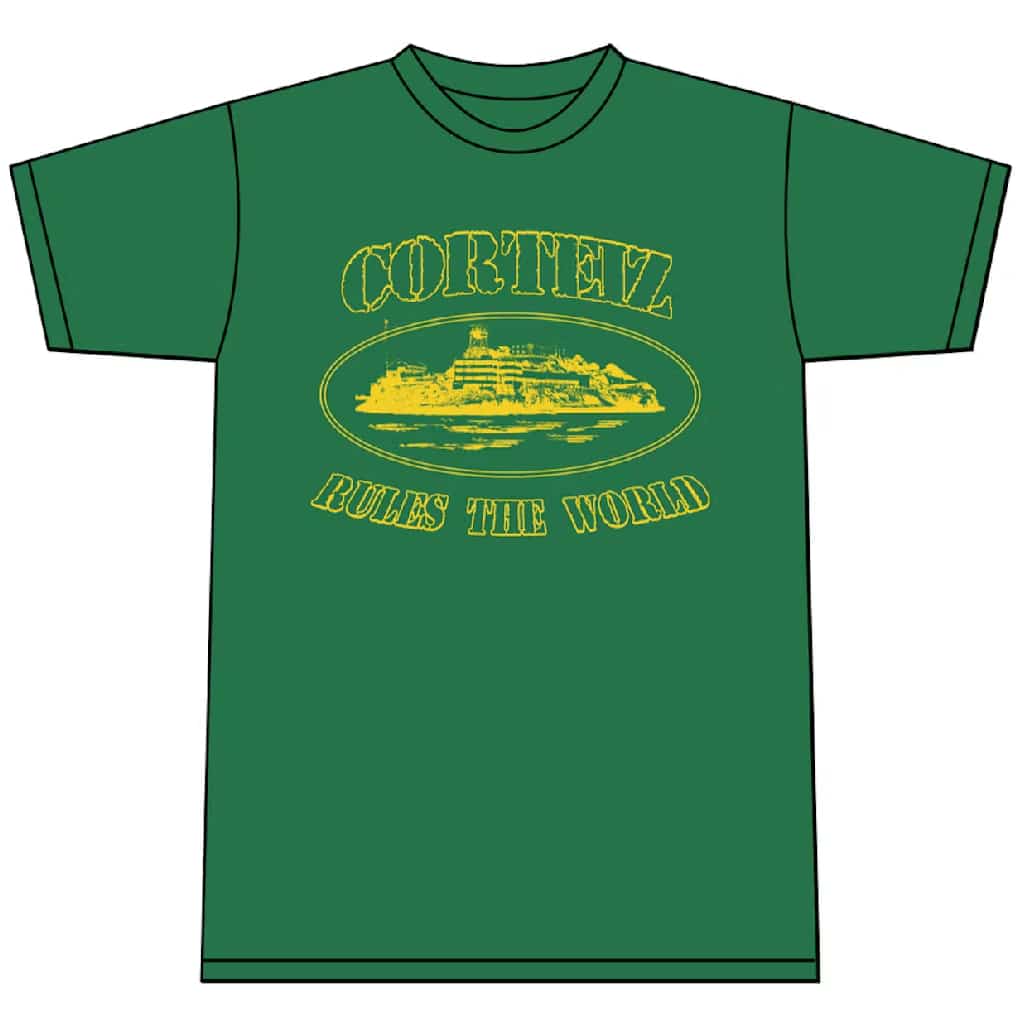 Corteiz 2019 OG Alcatraz T-shirt Forest Green Corteiz 2019 OG Alcatraz T-shirt Forest Green