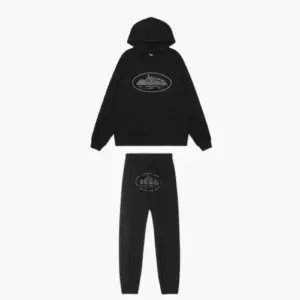 Corteiz Alcatraz Tracksuit Triple Black