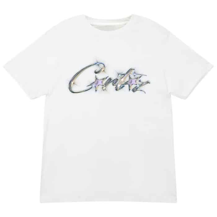 Corteiz Allstarz Sparkle T-Shirt White Corteiz Allstarz Sparkle T-Shirt White