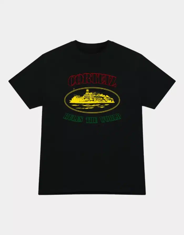 Corteiz OG Carni Alcatraz T-shirt Black Corteiz OG Carni Alcatraz T-shirt Black