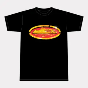 Corteiz Shiny Alcatraz T-shirt Black