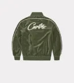 Corteiz VVS Velour Green Tracksuit