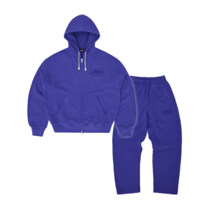Island Knockout Zip Tracksuit Indigo Blue