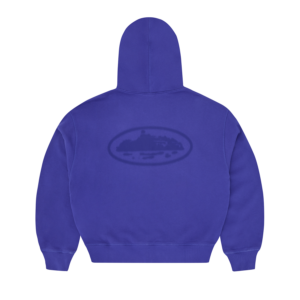 Island Knockout Zip Hoodie Indigo Blue