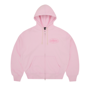 Island Knockout Zip Hoodie Pink