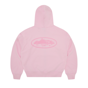 Island Knockout Zip Hoodie Pink