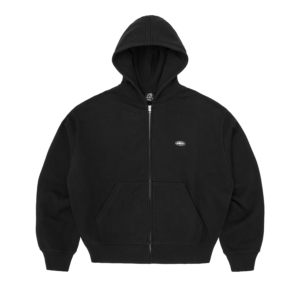 Mini Island Zip Hoodie Black