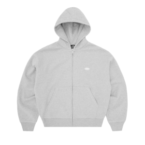 Mini Island Zip Hoodie Heather Grey