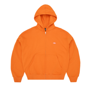 Mini Island Zip Hoodie Orange