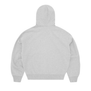 Mini Island Zip Hoodie Heather Grey