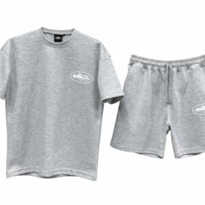 Corteiz Grey Shorts Set