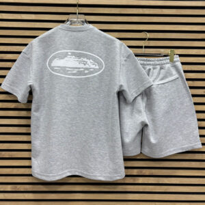 Corteiz Grey Shorts Set