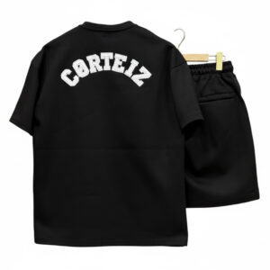 Black Cortiez Shorts Set