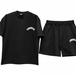 Black Cortiez Shorts Set